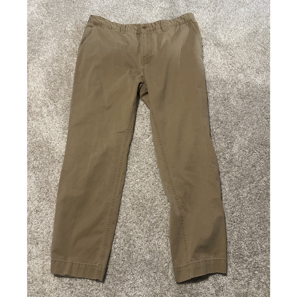 Cremieux Men’s Chino Pants Khaki 38x30 Straight Fit 100% Cotton Casual Beige - Picture 1 of 9